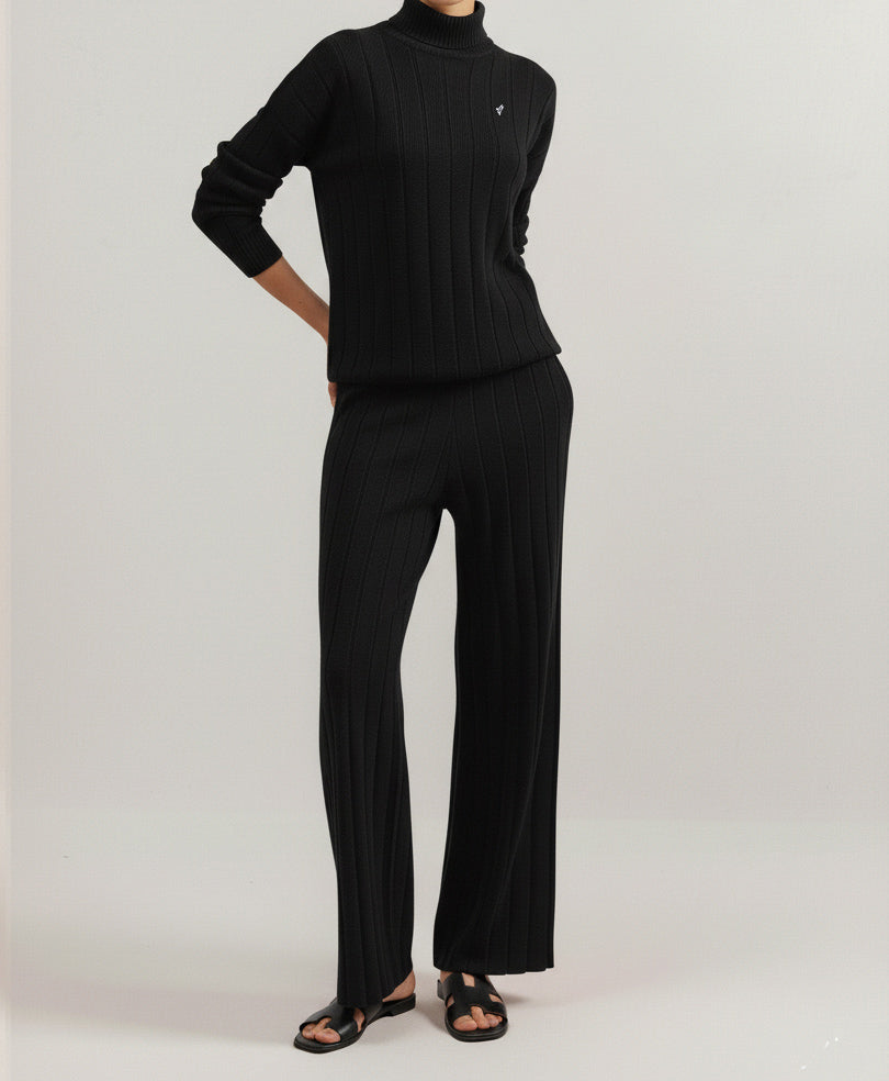 Black Turtle Neck Sweater (Women)