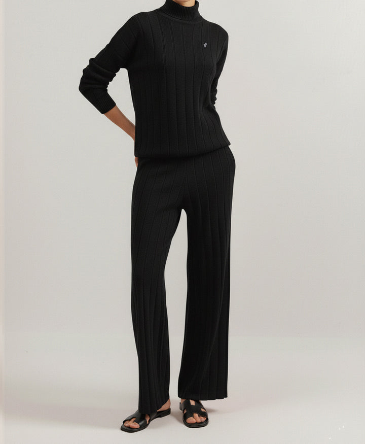 Black Turtle Neck Sweater (Women)