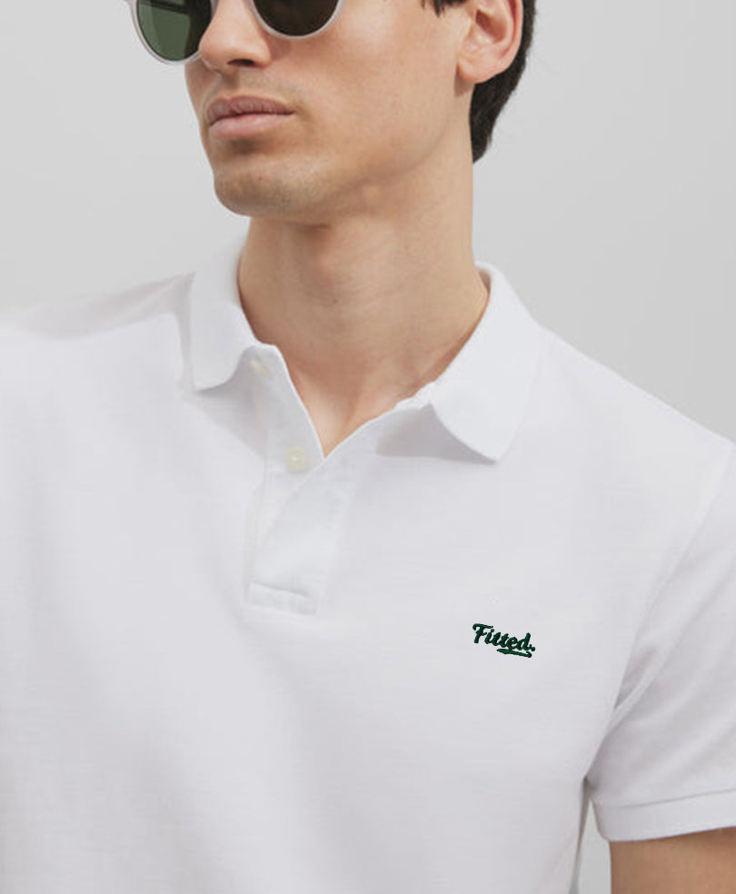 White Signature Green POLO