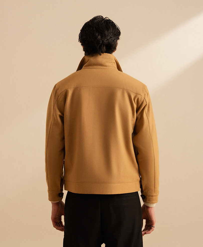 Modern Minimal Jacket Beige