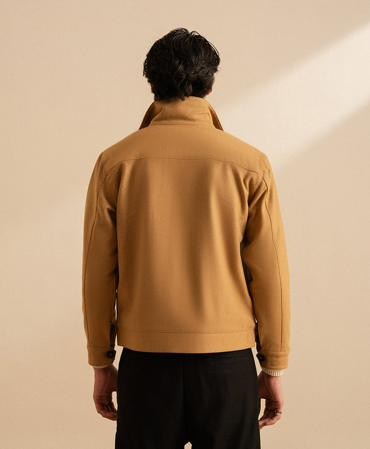 Modern Minimal Jacket Beige