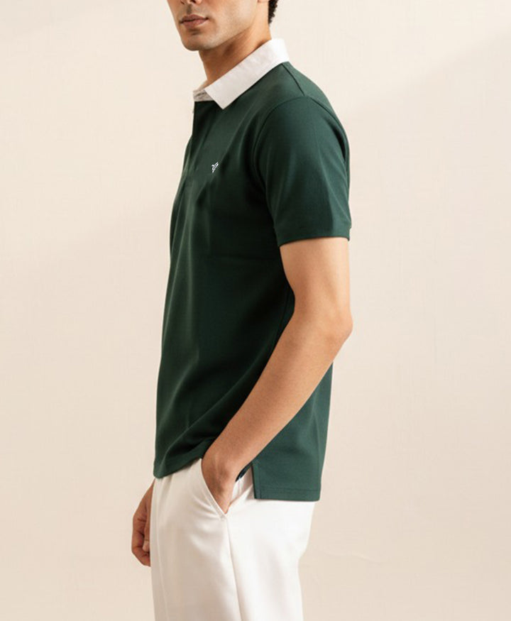 Forest Green Resort Rugby Shirt