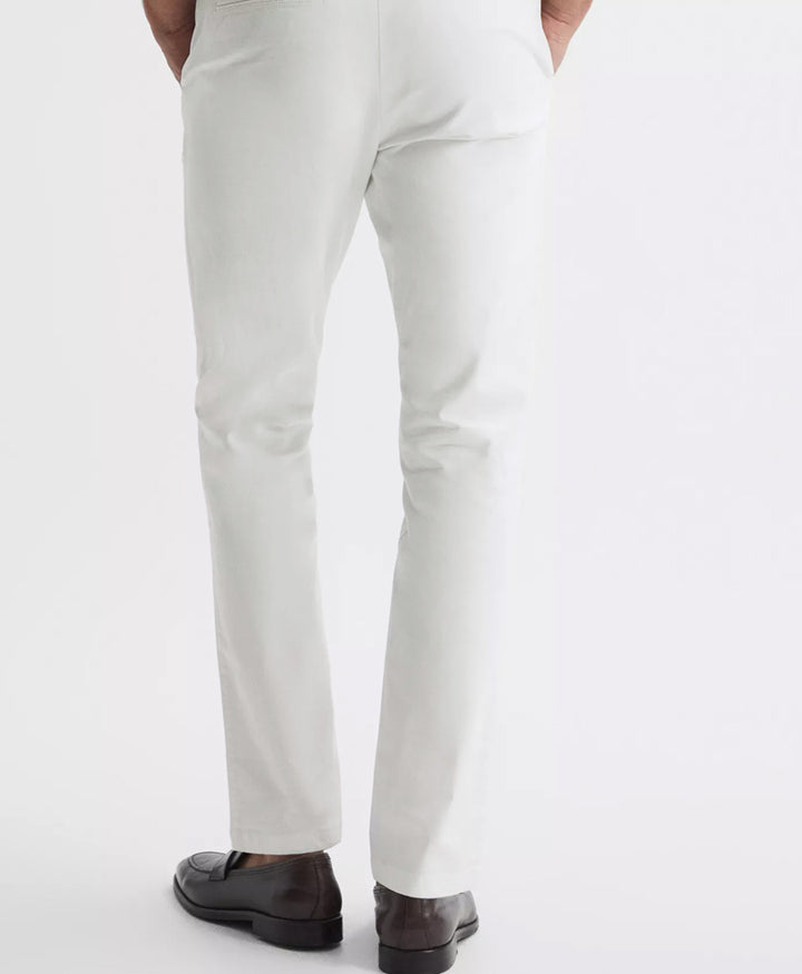 White Stretch Chino Pants