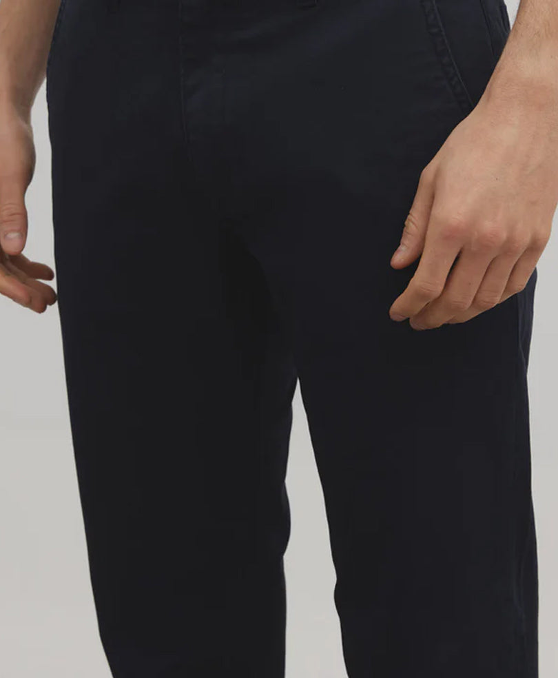 Deep Blue Stretch Chino Pants