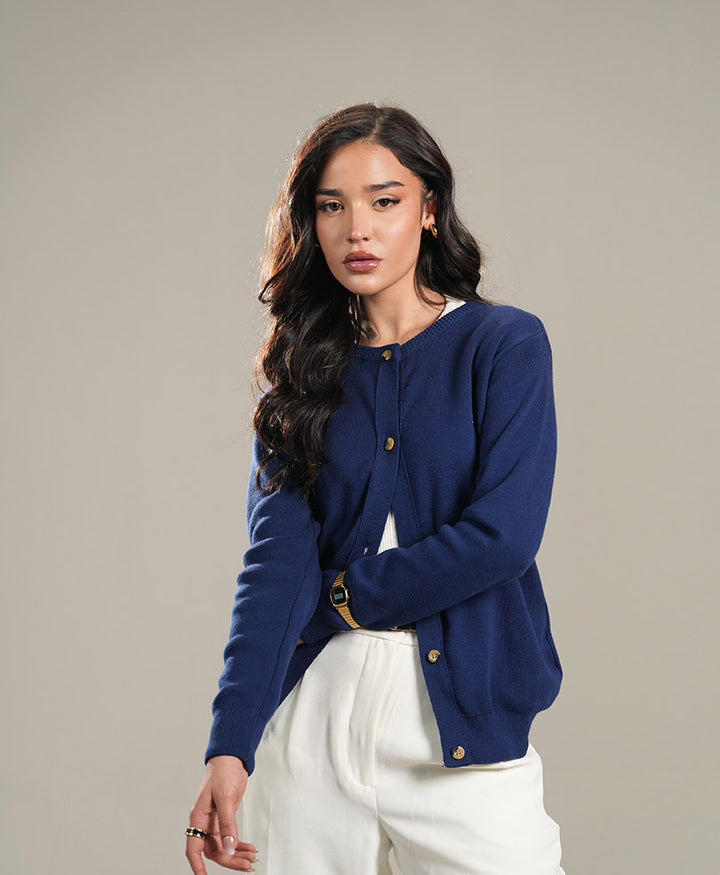 DK Blue Cardigan (Women)