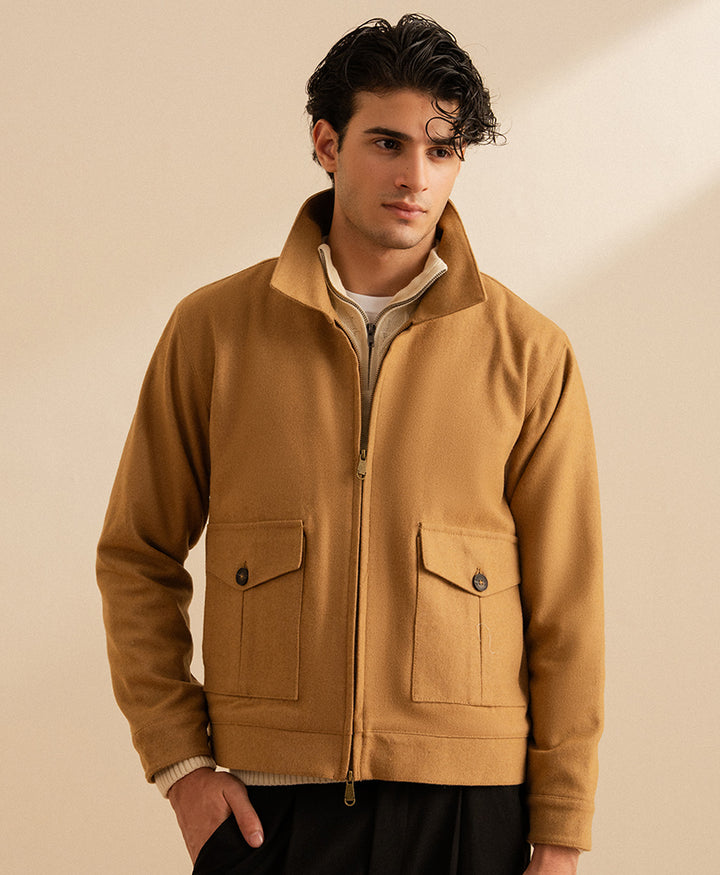 Modern Minimal Jacket Beige
