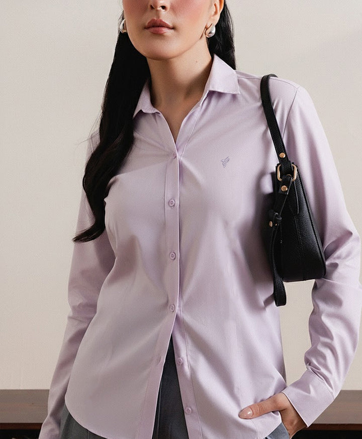 Button Down Lilac Shirt (Women)