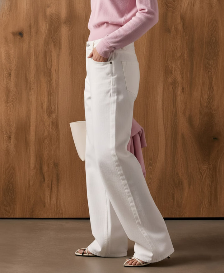 OFF White Wide Leg Jeans (Women)