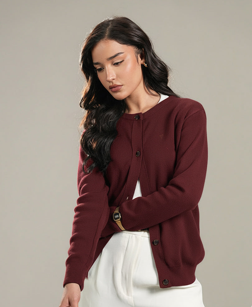 Wine Cardigan (Women)