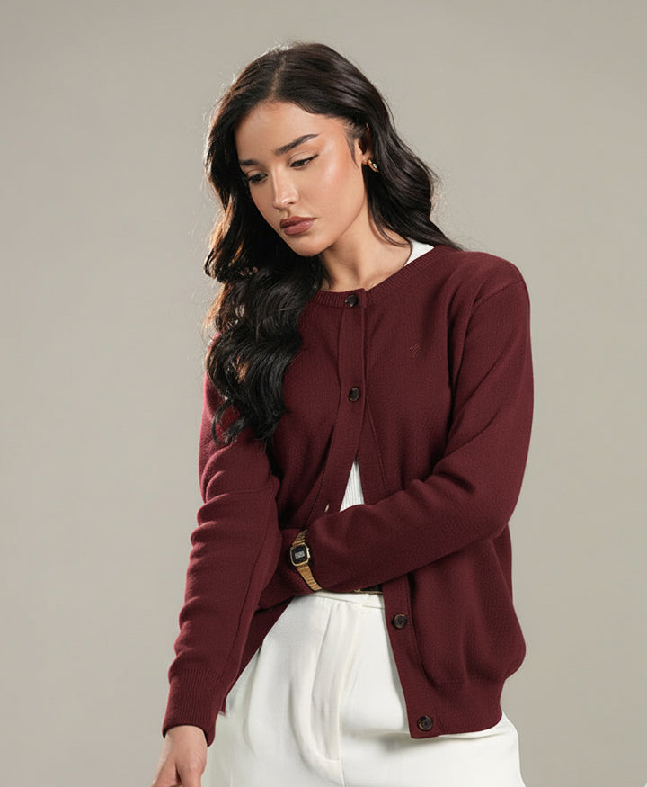 Wine Cardigan (Women)