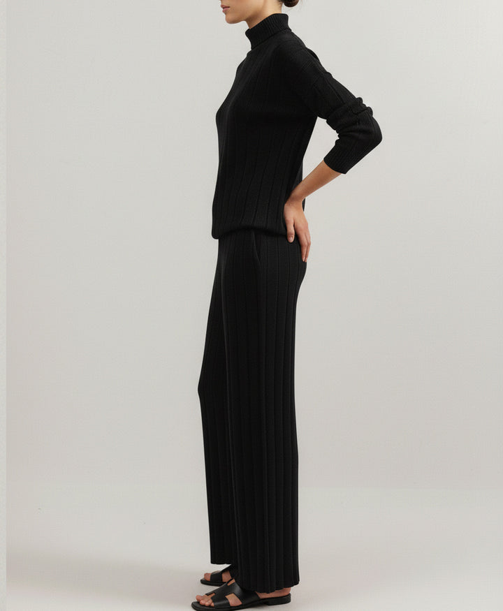 Black Turtle Neck Sweater (Women)