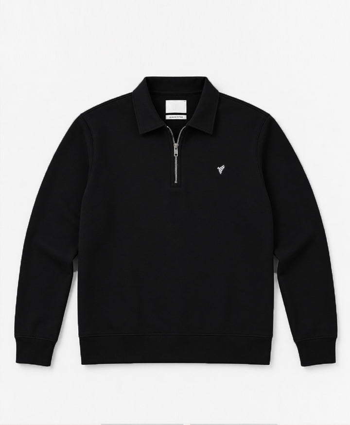 Black Luxe Zip POLO