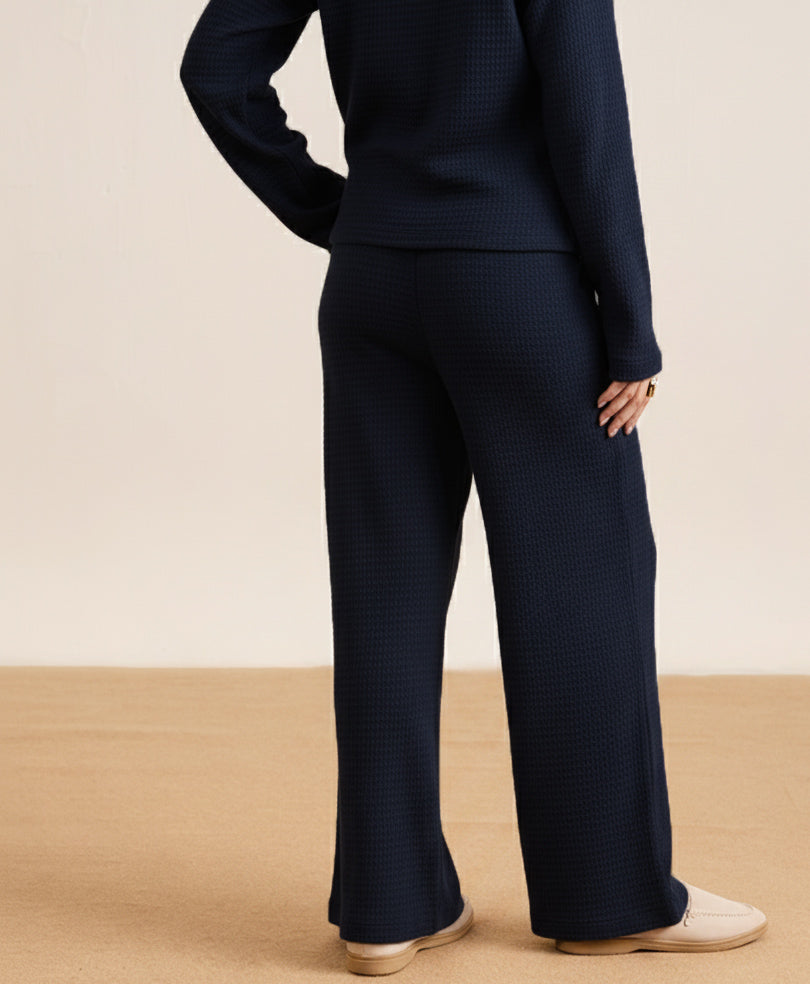Navy Modern Trouser Muse Co-Ord (Women)