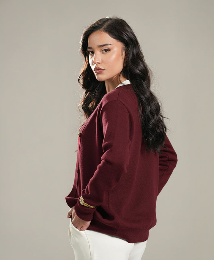 Wine Cardigan (Women)