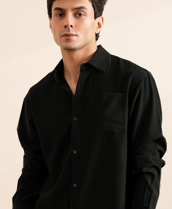 Black Classic Sleek Shirt