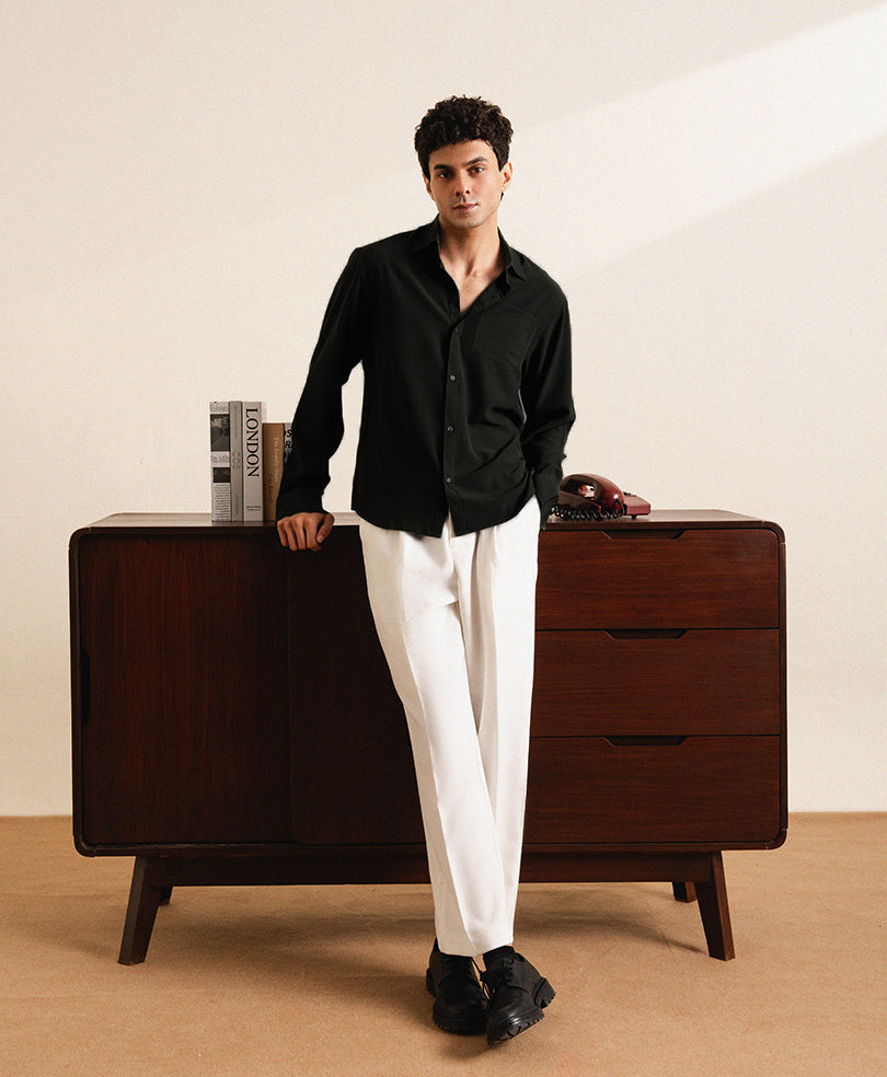 Black Classic Sleek Shirt
