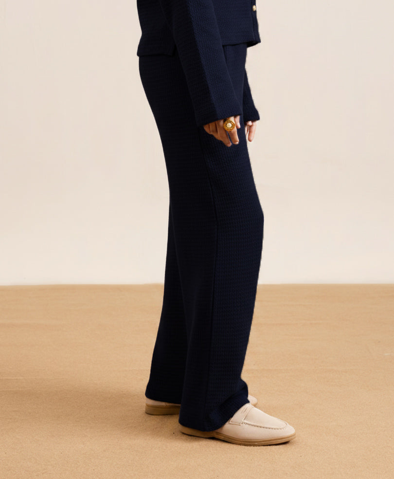 Navy Modern Trouser Muse Co-Ord (Women)