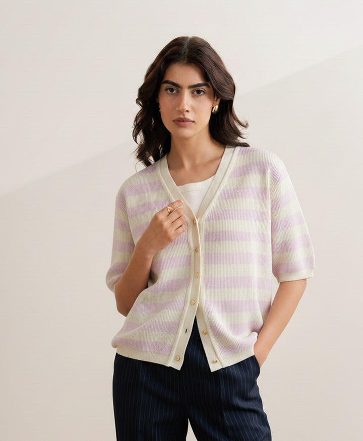 Pink Mariner Cardigan (Women)