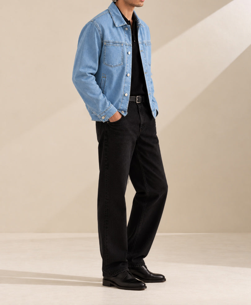 Sky Modern Denim Trucker