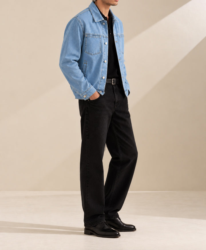 Sky Modern Denim Trucker