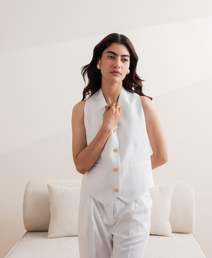 OFF white Monaco Waistcoat (Women)