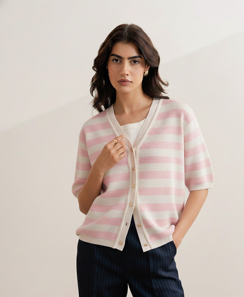 Pink Mariner Cardigan (Women)
