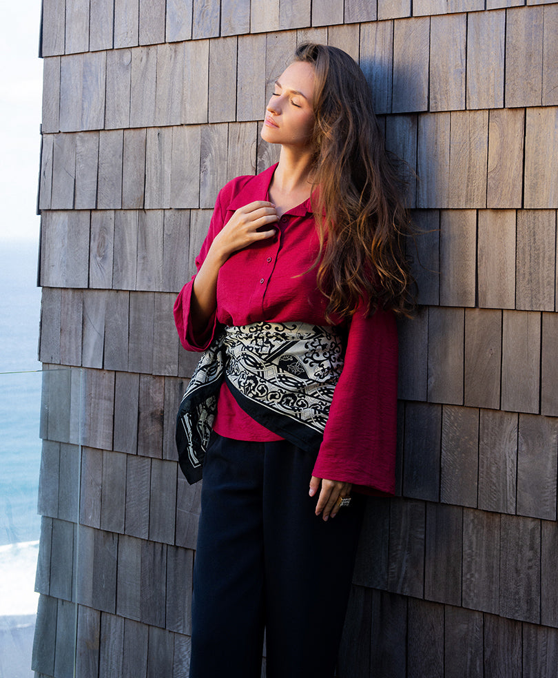 Red Safari Shirt (Women)
