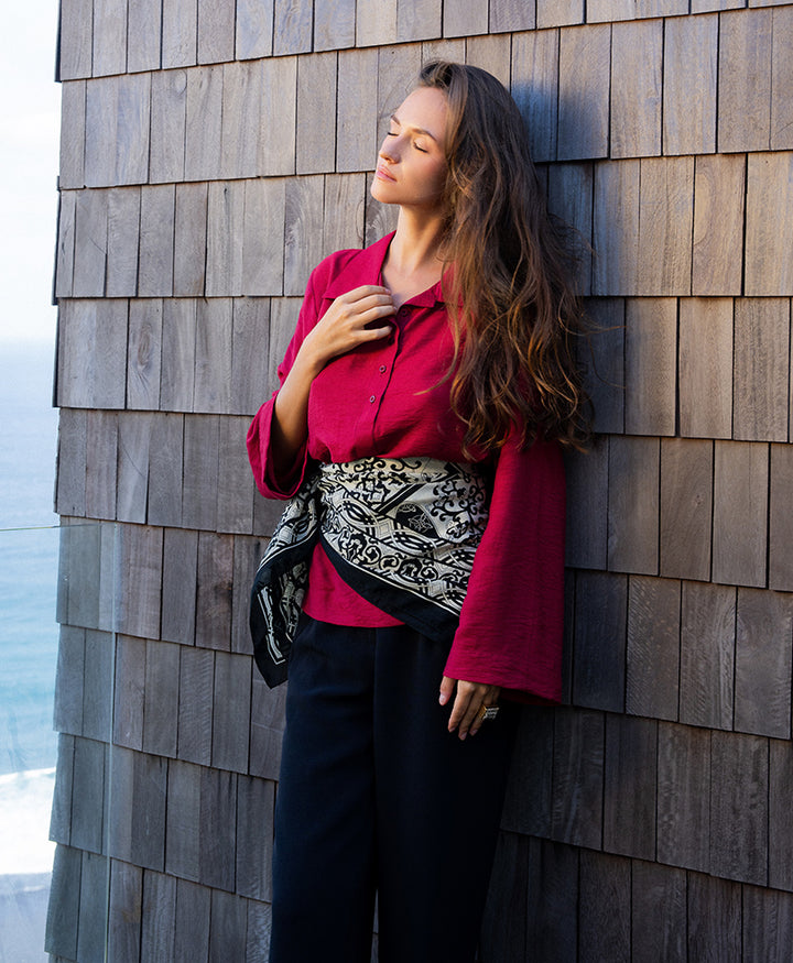 Red Safari Shirt (Women)