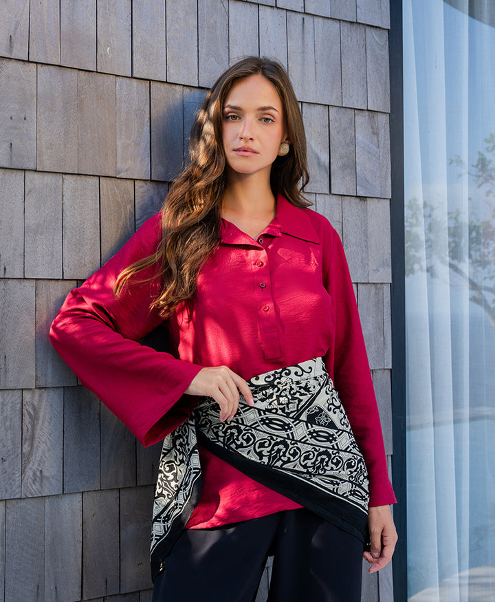 Red Safari Shirt (Women)