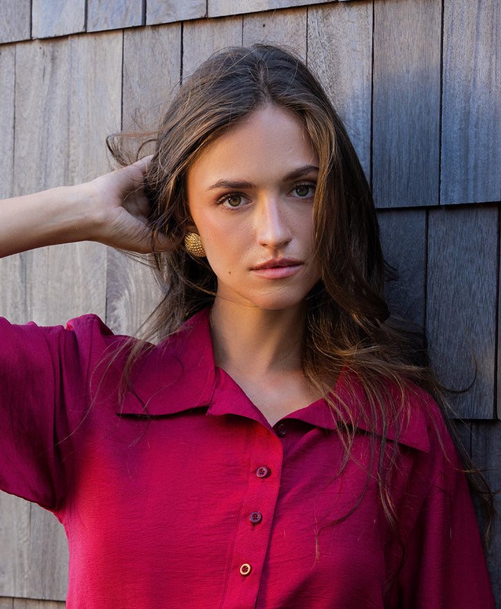 Red Safari Shirt (Women)