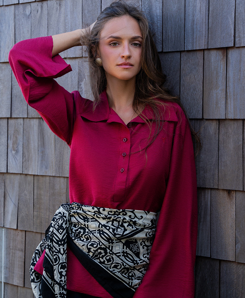 Red Safari Shirt (Women)