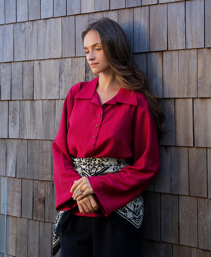 Red Safari Shirt (Women)