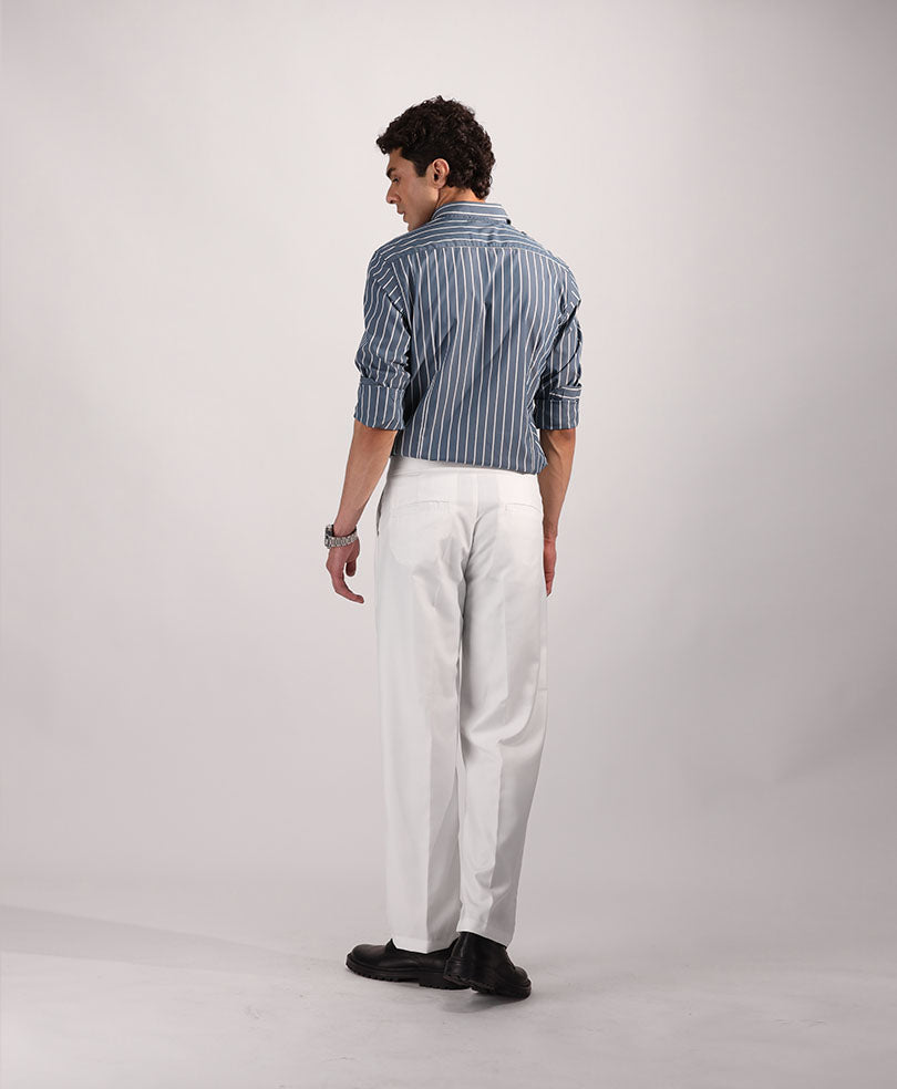 Emerald Stripe Shirt (Slim / Modern Fit)