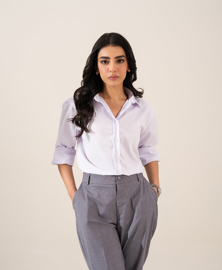 Lilac Oxford Shirt (Women)