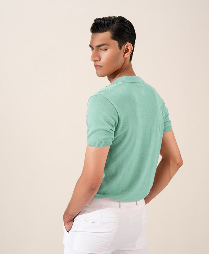 Mint Knitted POLO