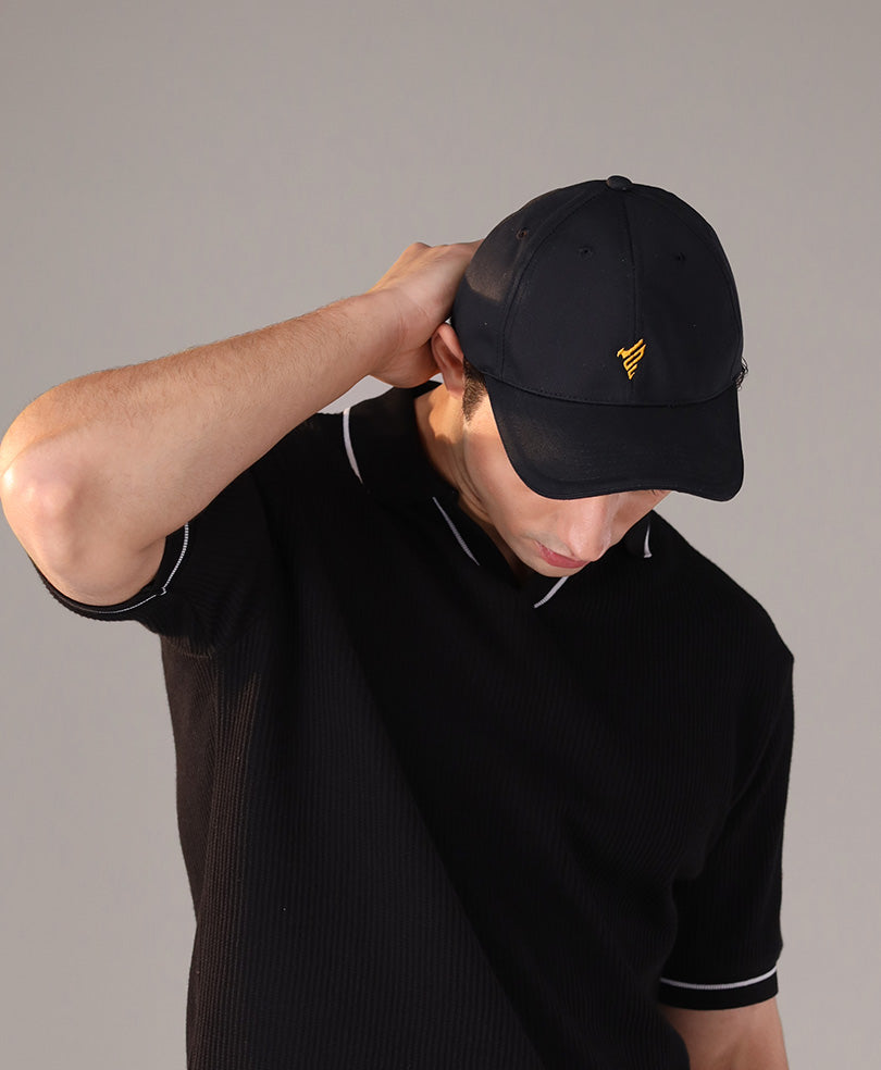 Black FITTED Cap