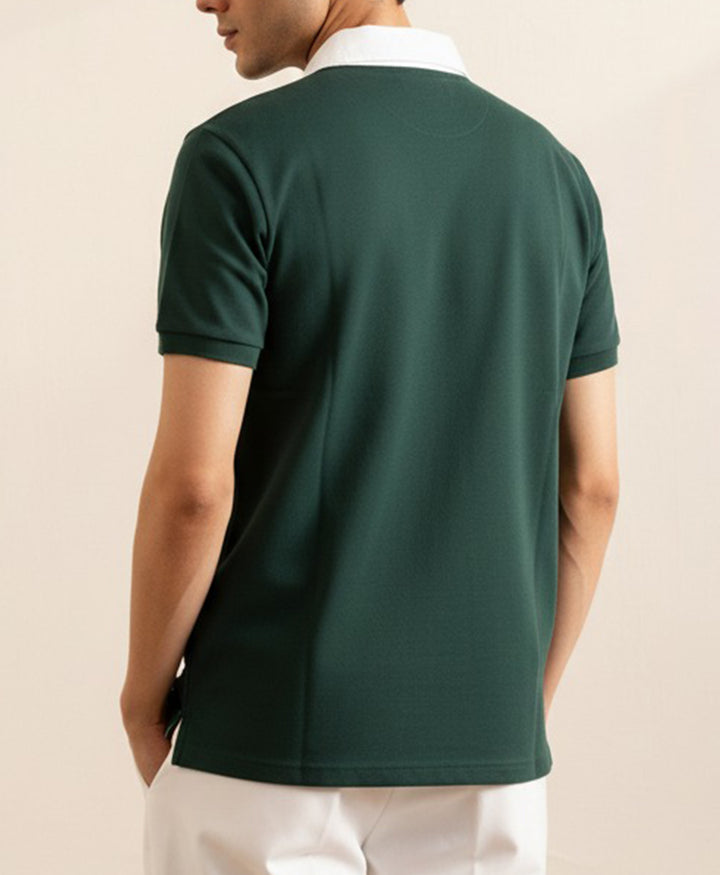 Forest Green Resort Rugby Shirt