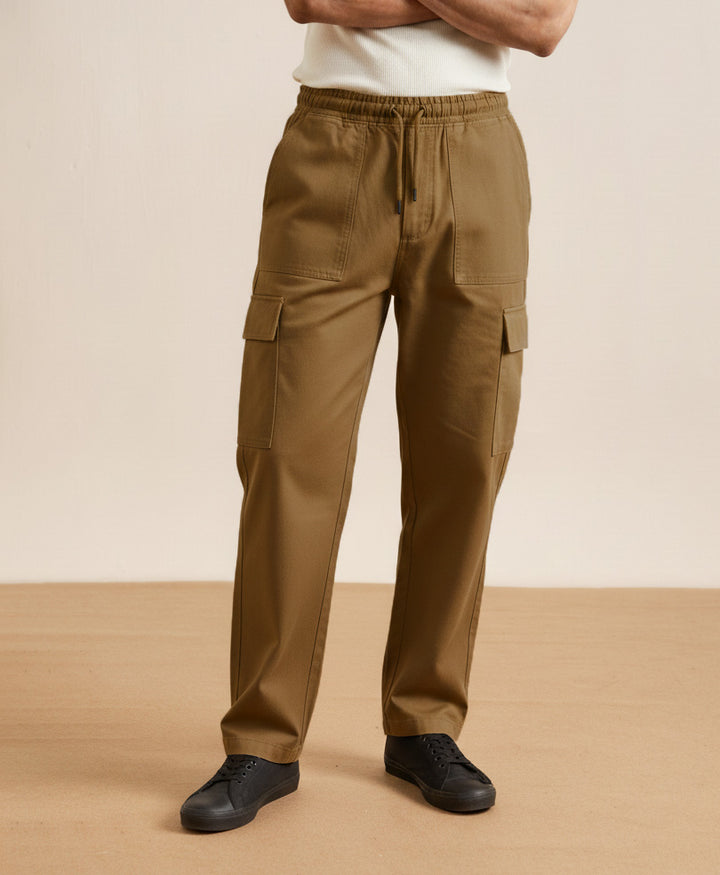 Olive Denim Trouser