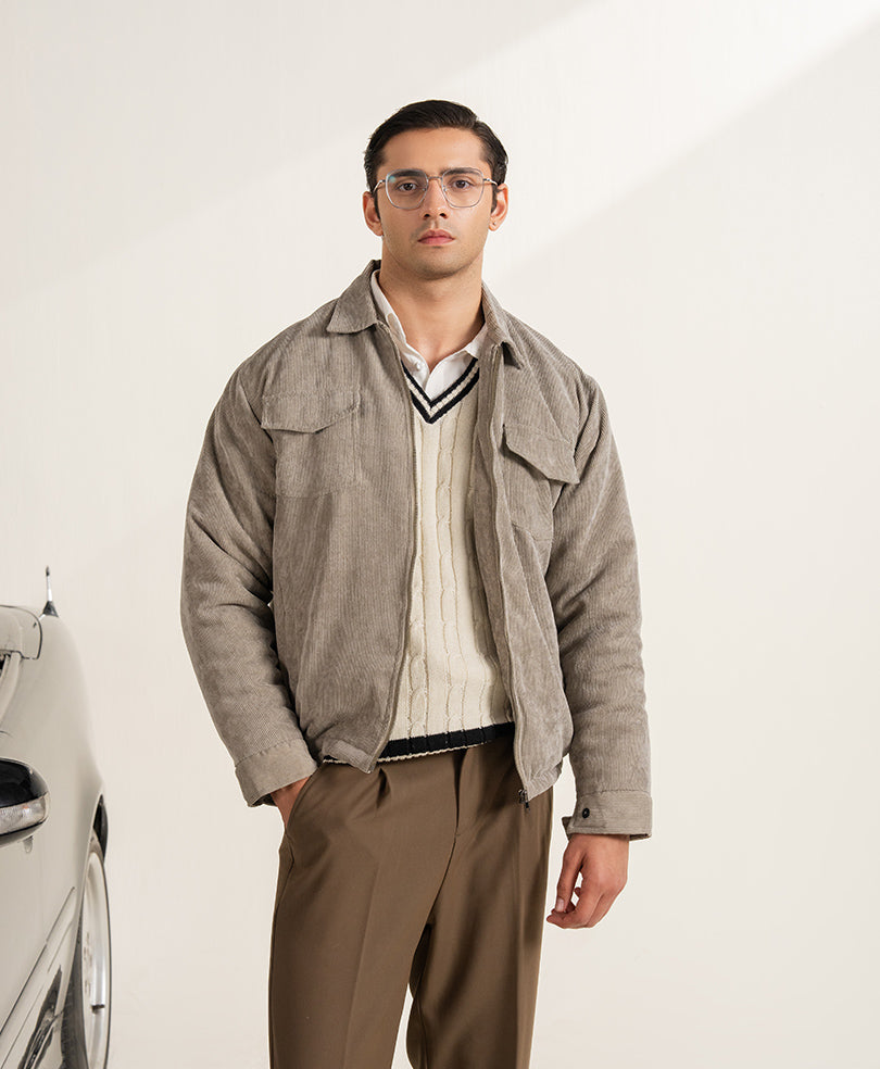 OFF White Cable Knit Sleeveles Sweater