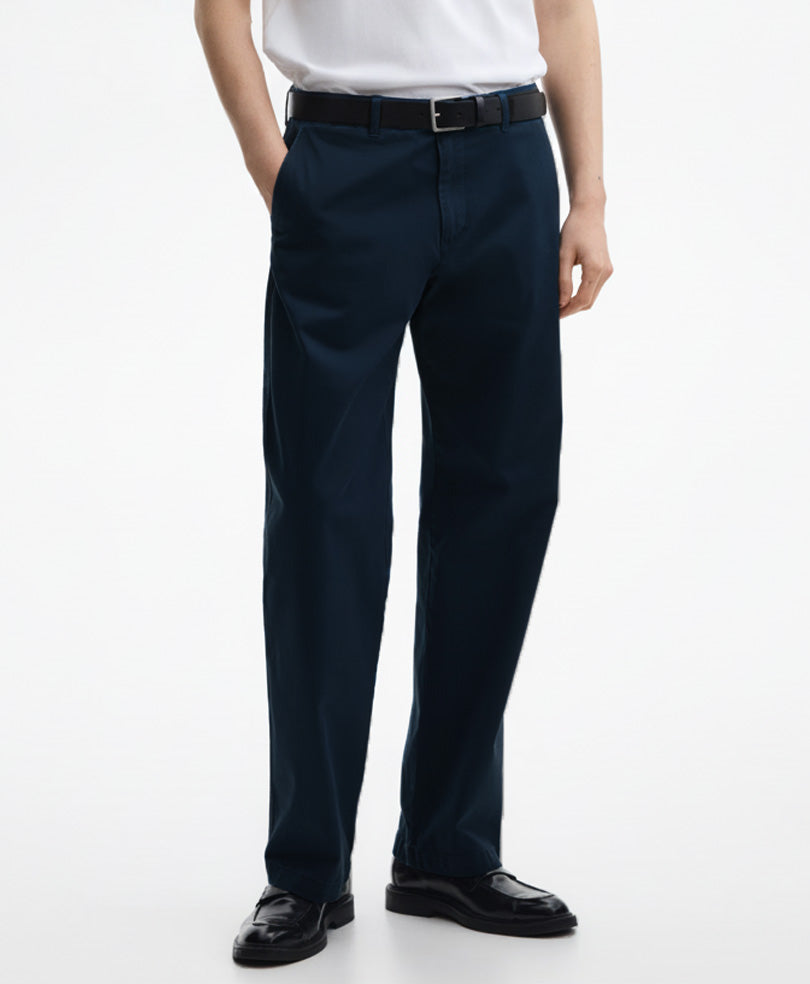 Navy Stretch Chino Pants