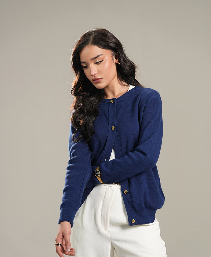 DK Blue Cardigan (Women)