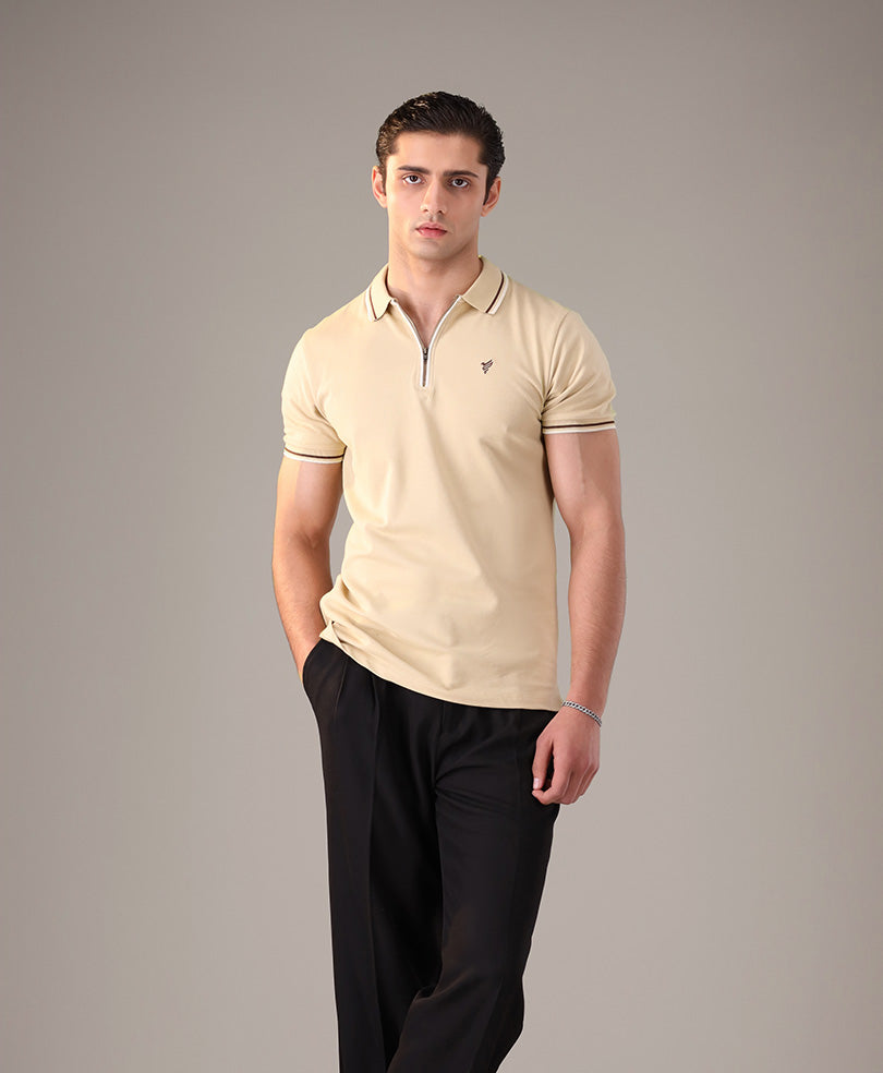 Wood Ash Zip POLO