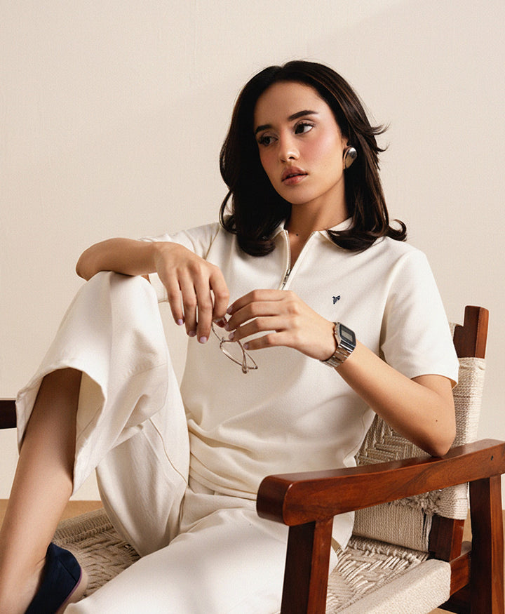 Tofu Relaxed Zip POLO (Women)