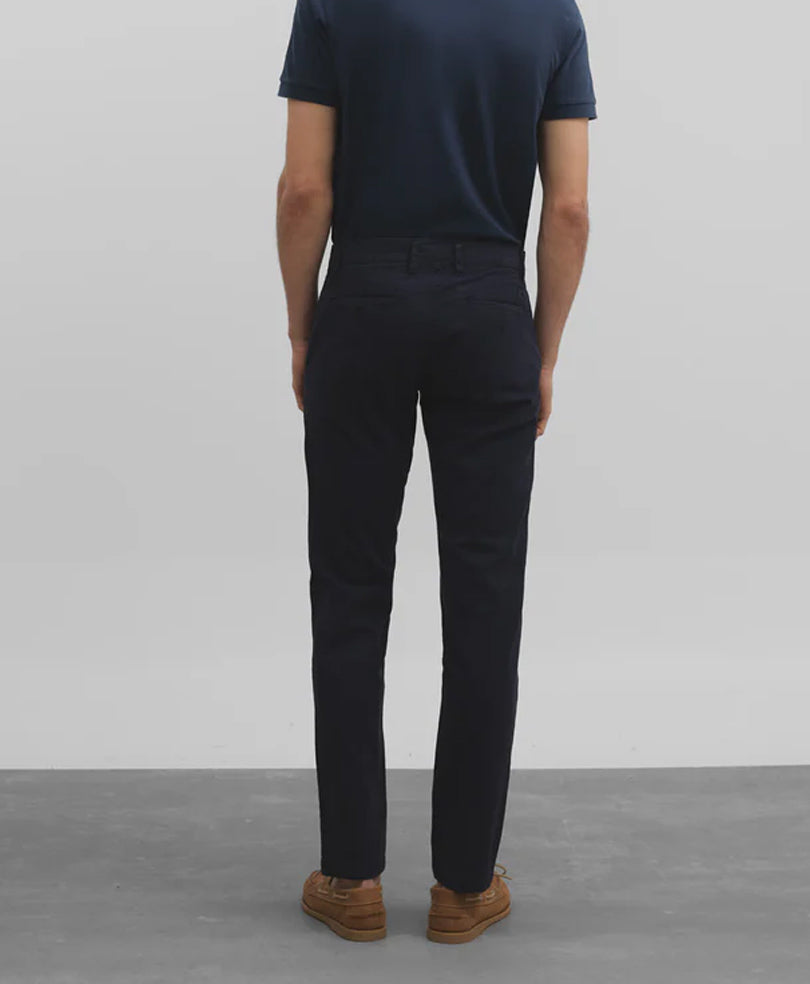 Deep Blue Stretch Chino Pants