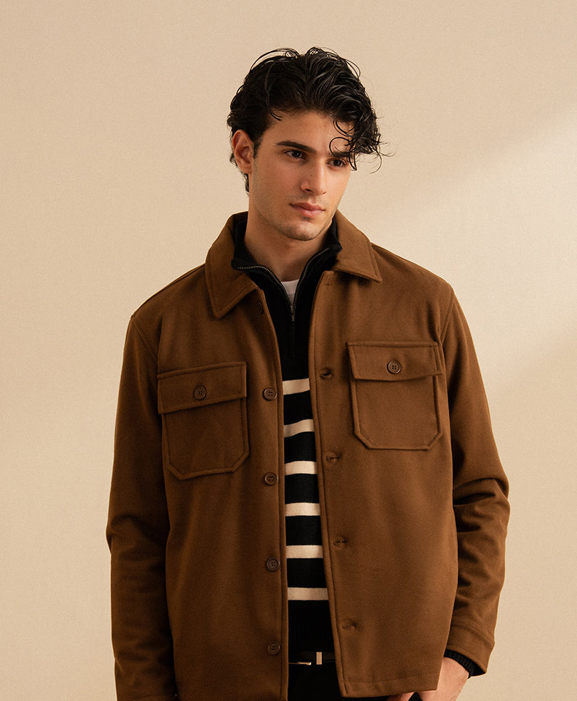 Brown Riverton Utility Jacket
