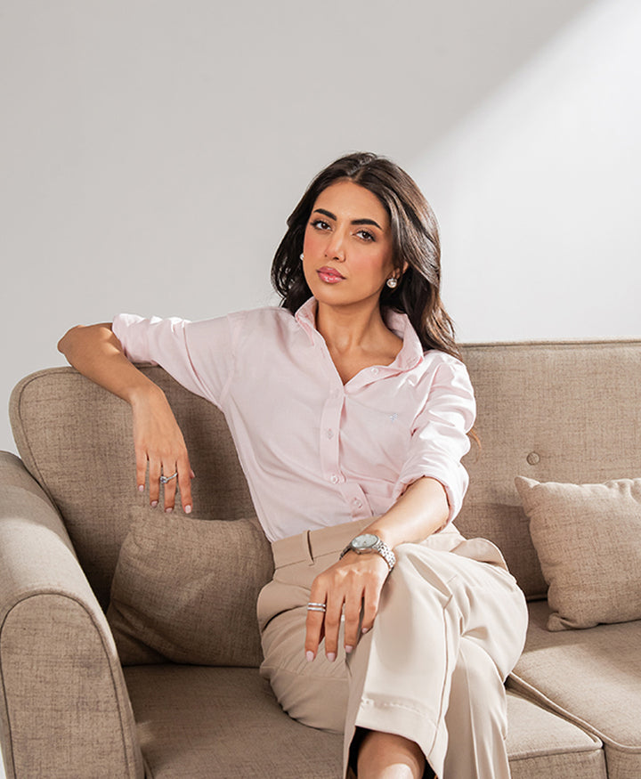 Pink Oxford Shirt (Women)
