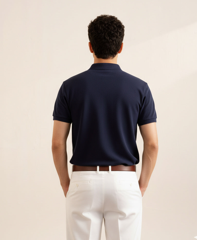 Navy Basic Gold POLO