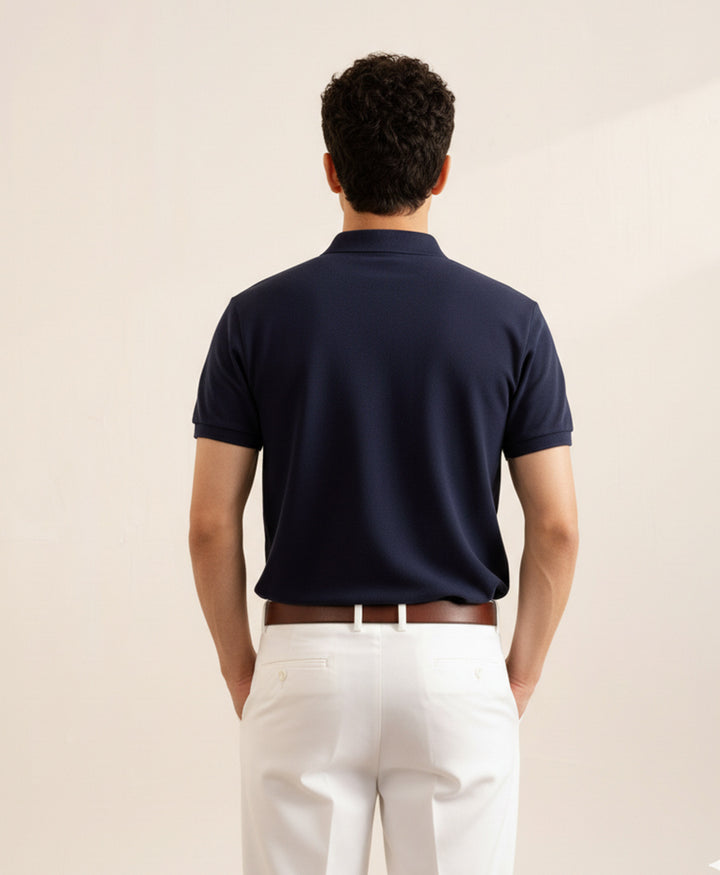 Navy Basic Gold POLO