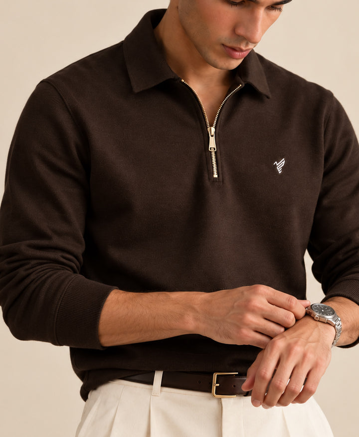 Chocolate Luxe Zip POLO