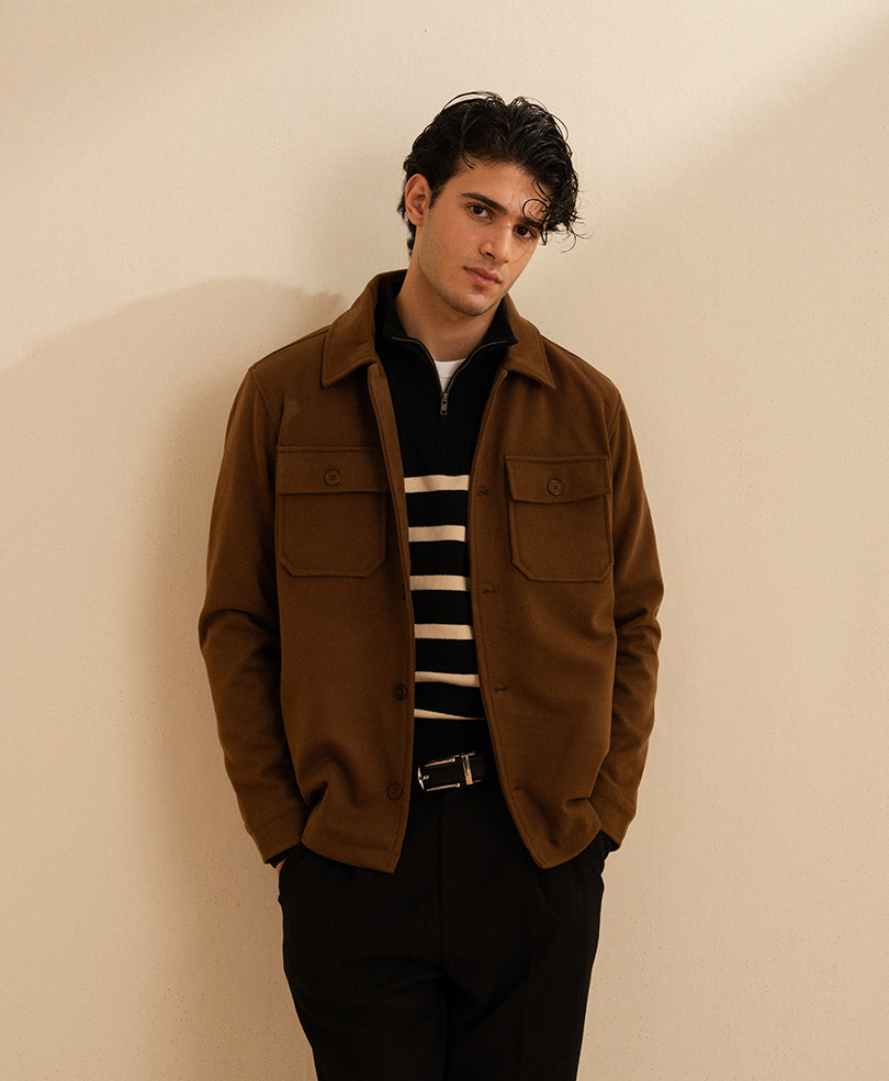 Brown Riverton Utility Jacket